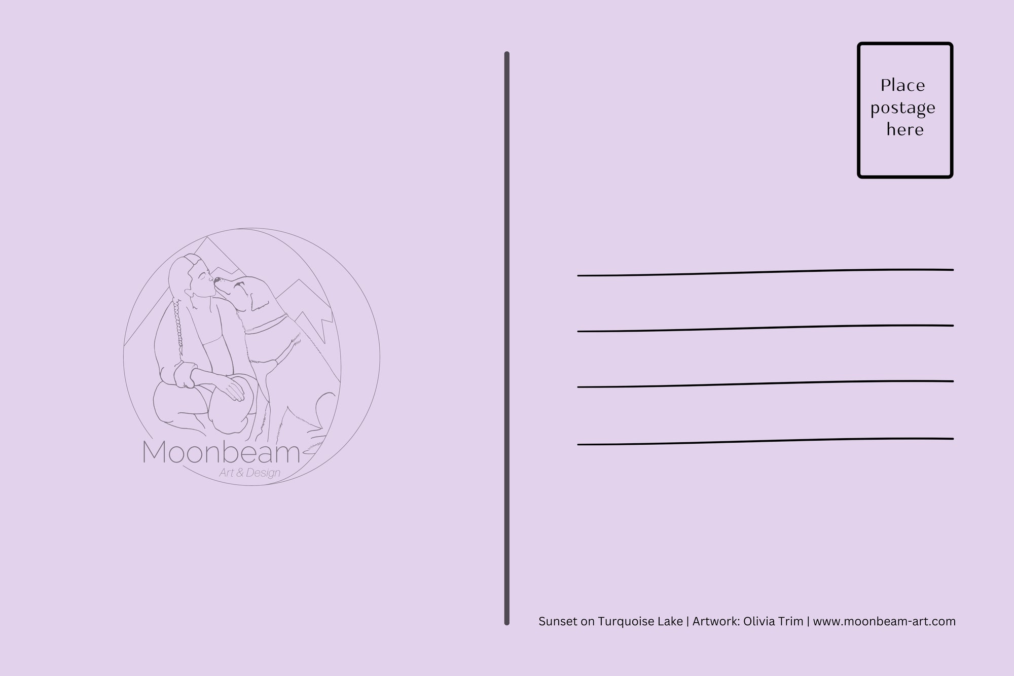 Sunset on Mt. Massive Postcard