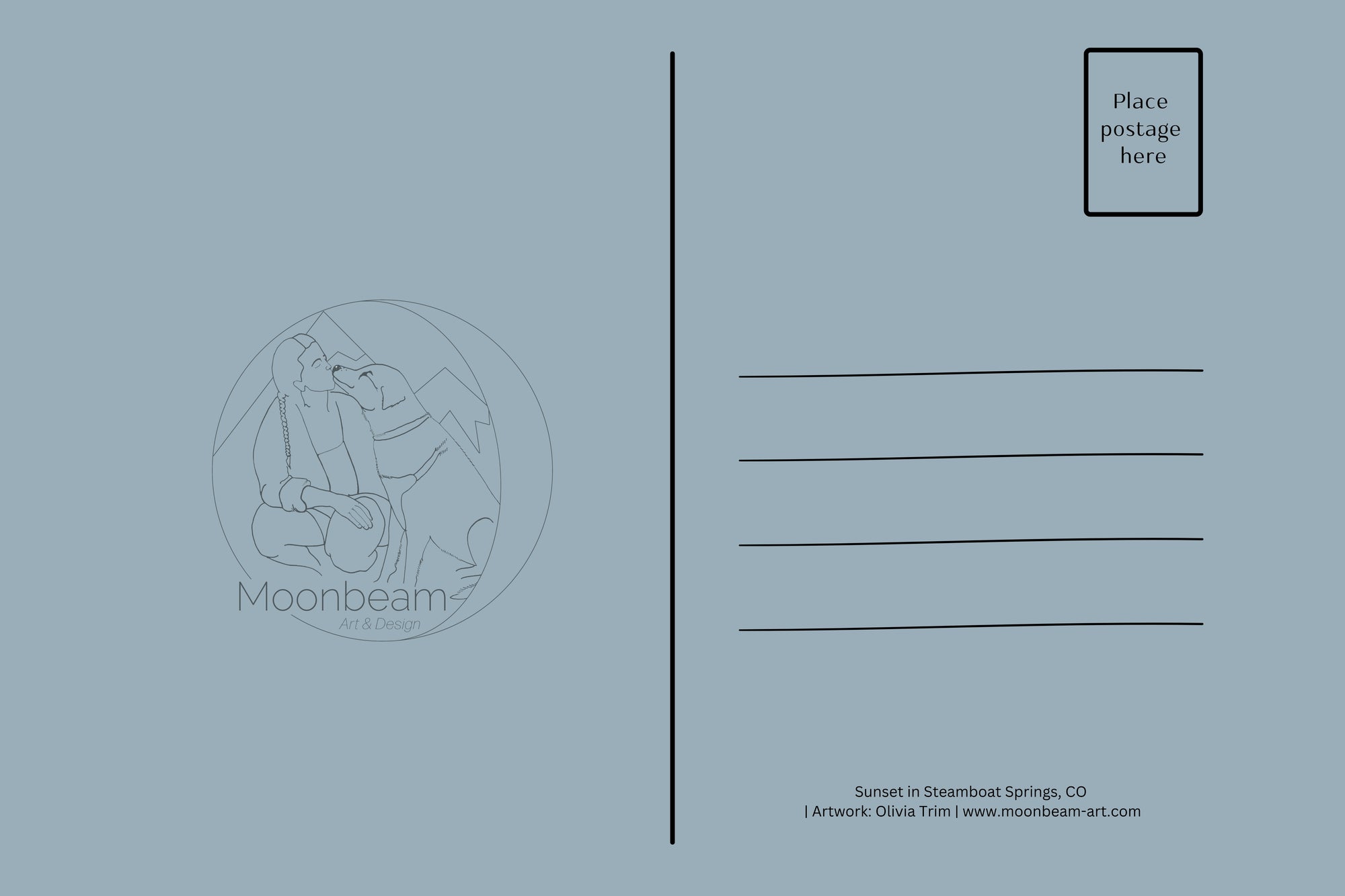 Colorado Sunset Postcard