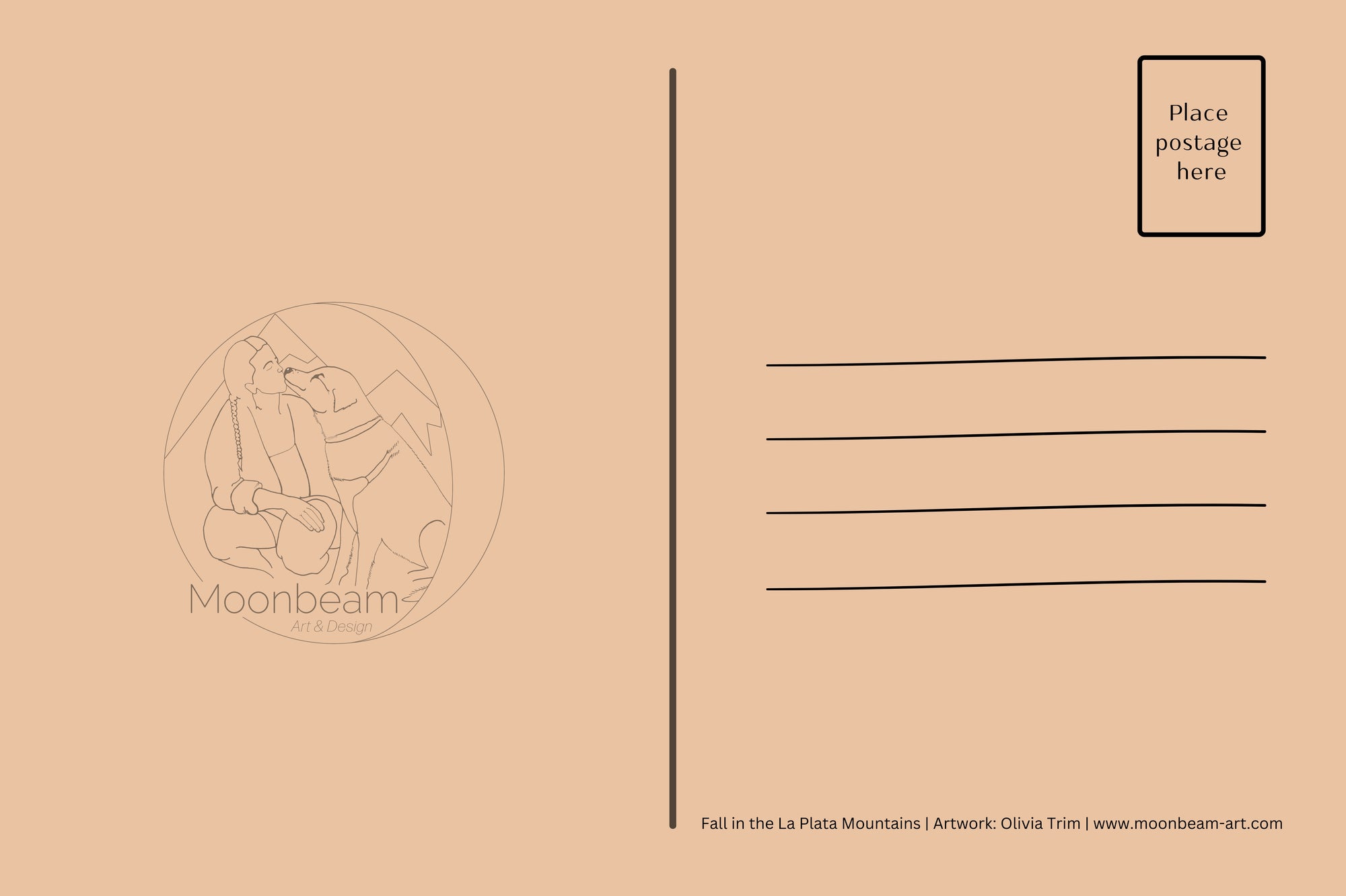 Fall in the La Platas Postcard