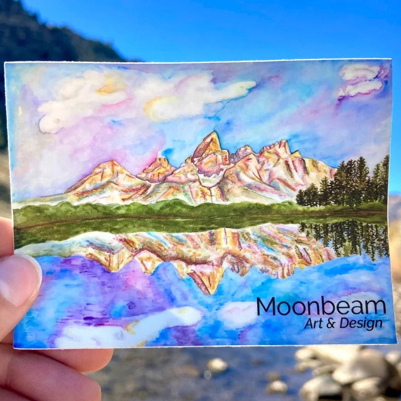 Teton Reflections Sticker