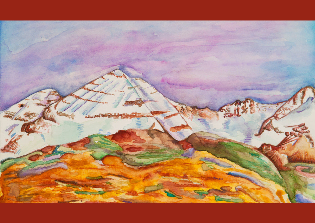 La Platas in the Fall Greeting Card