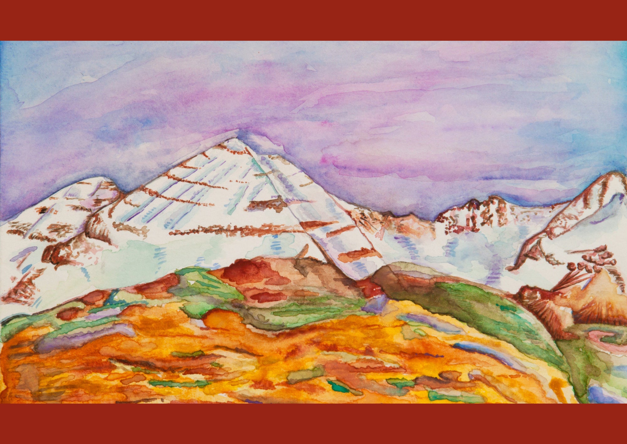 La Platas in the Fall Greeting Card