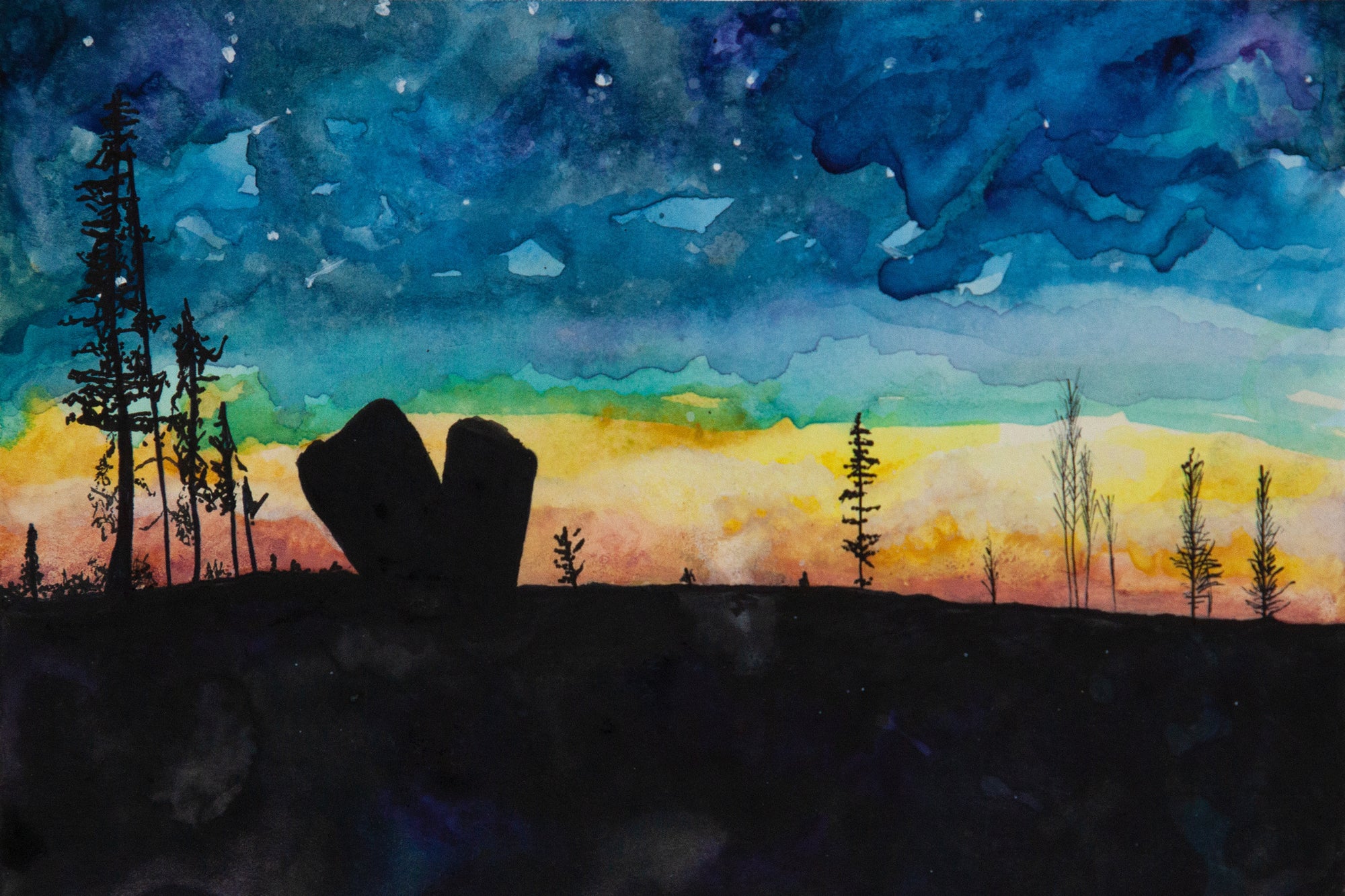 Colorado Sunset Postcard