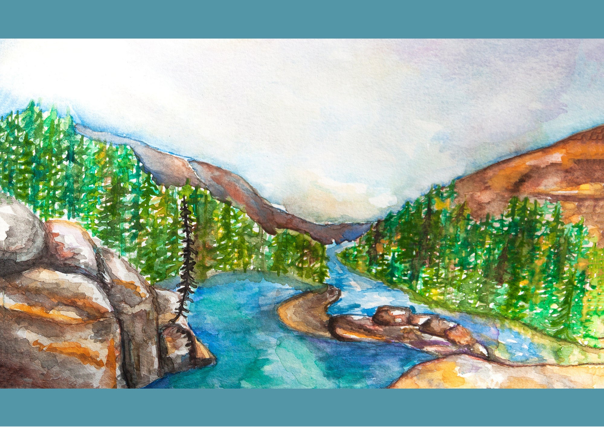 Animas River Greeting Card