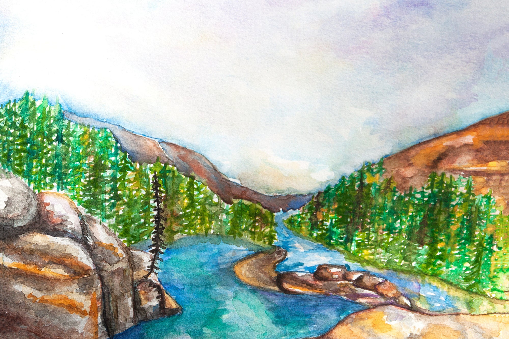 Animas River Postcard