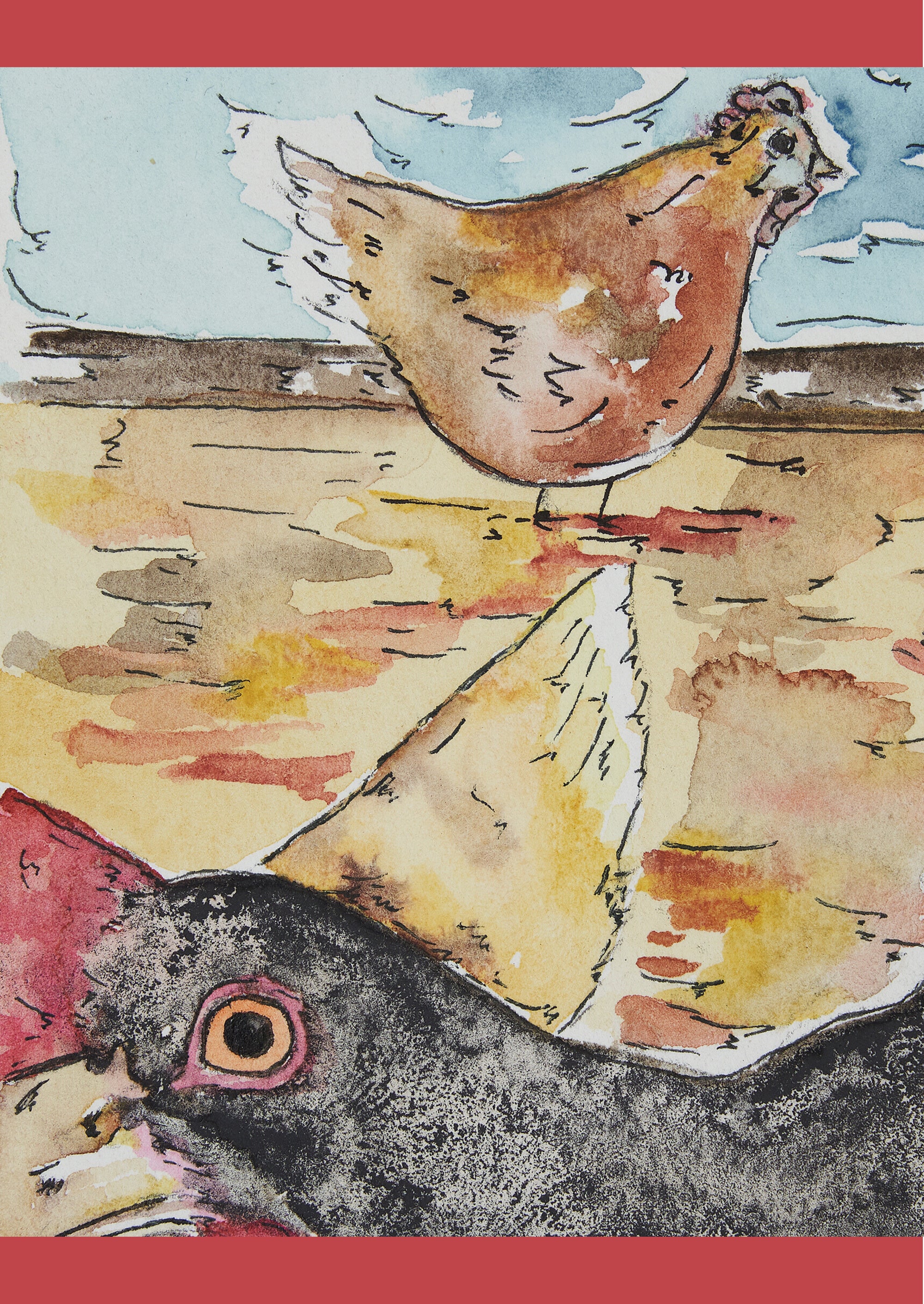 Backyard Chickens Greeting Card