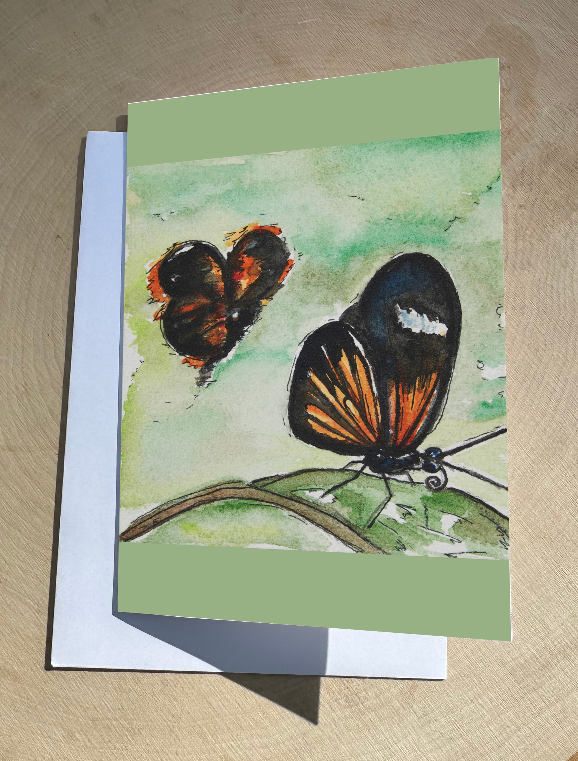 Butterflies in Flight Greeting Card