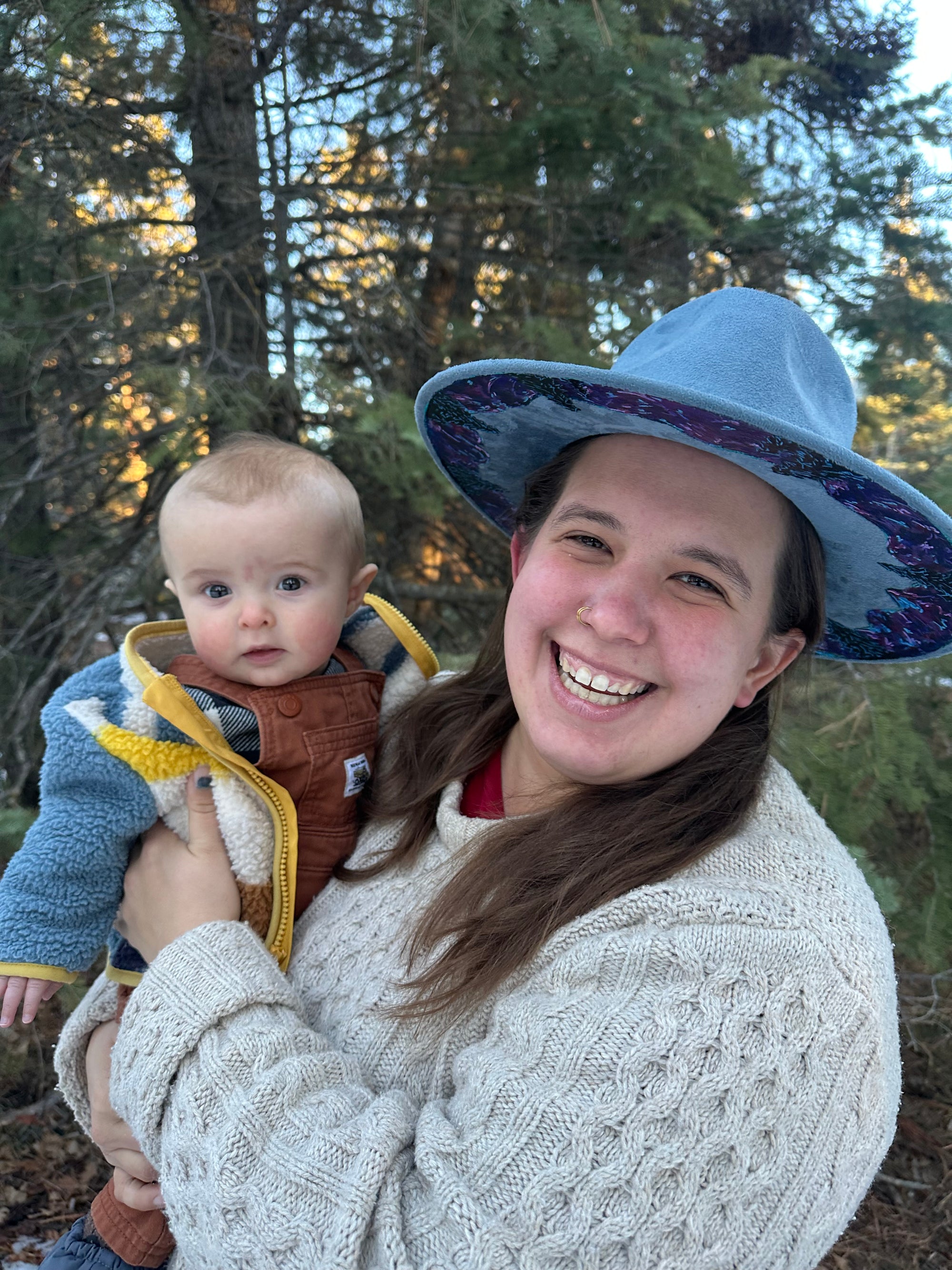 Mountain Ridge Panorama No. 2 Original Hat