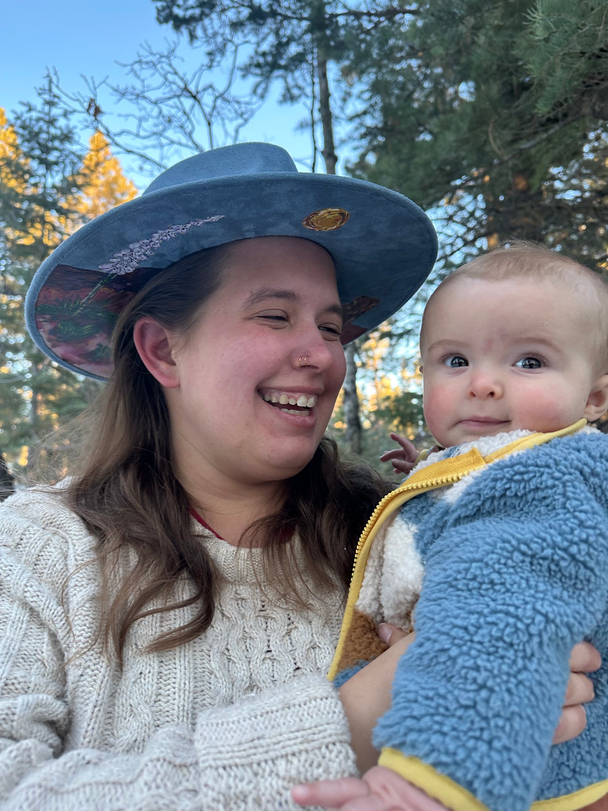 Desert Scene No. 2 Original Painted Hat