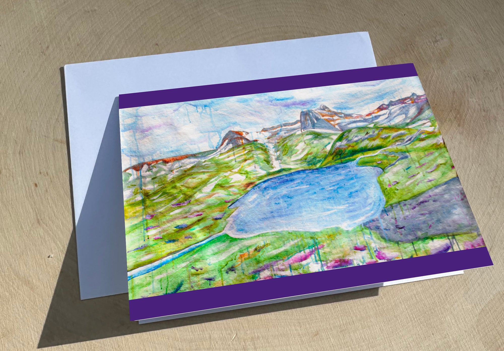 Ice Lake Greeting Card