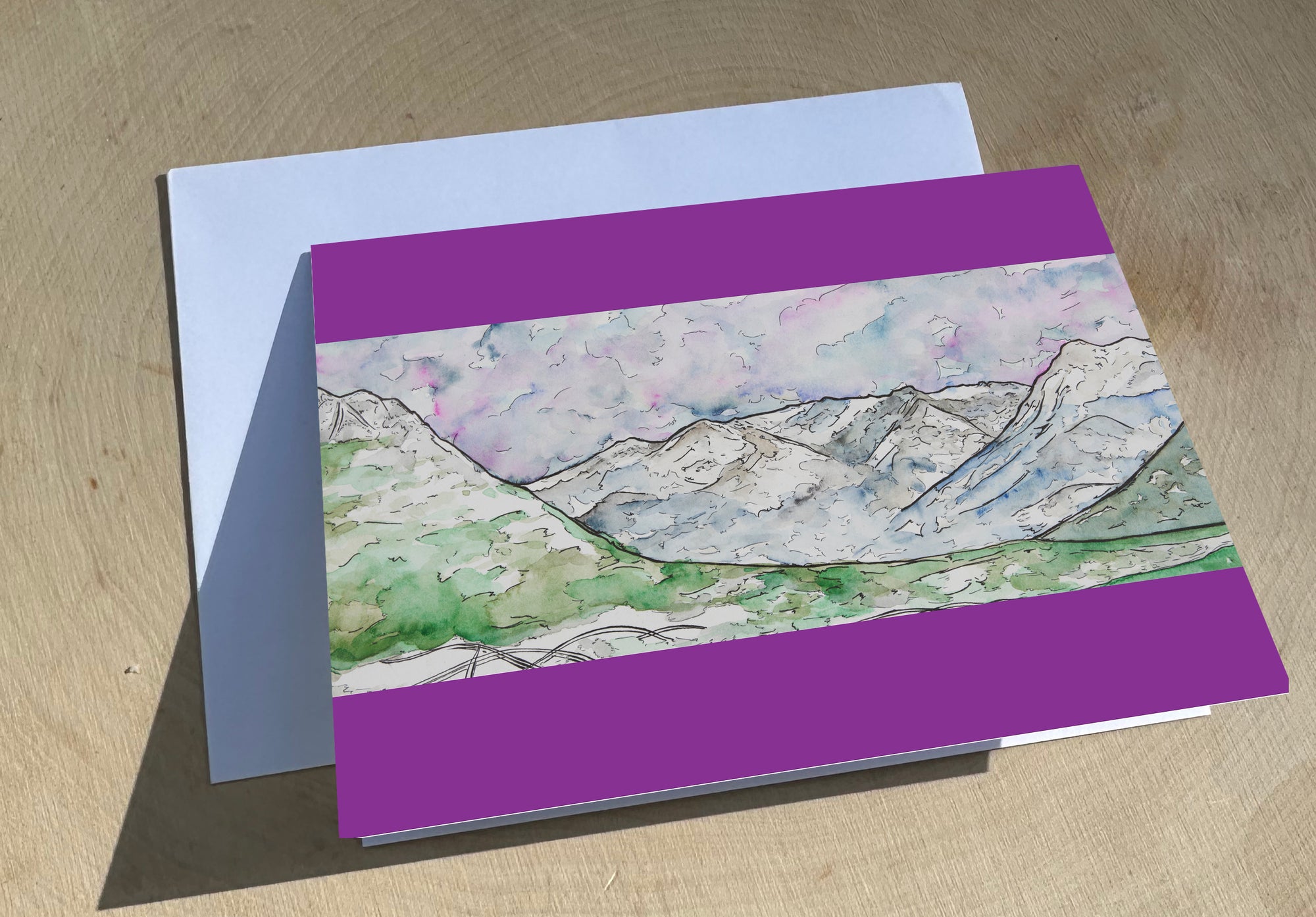 Skiing on Molas Pass Greeting Card