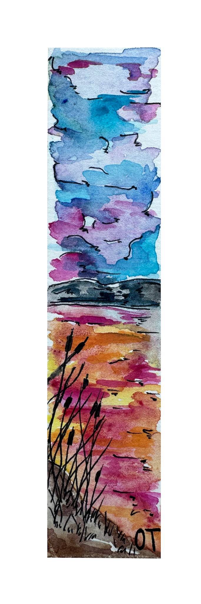 Graphic Beach Sunset No. 2