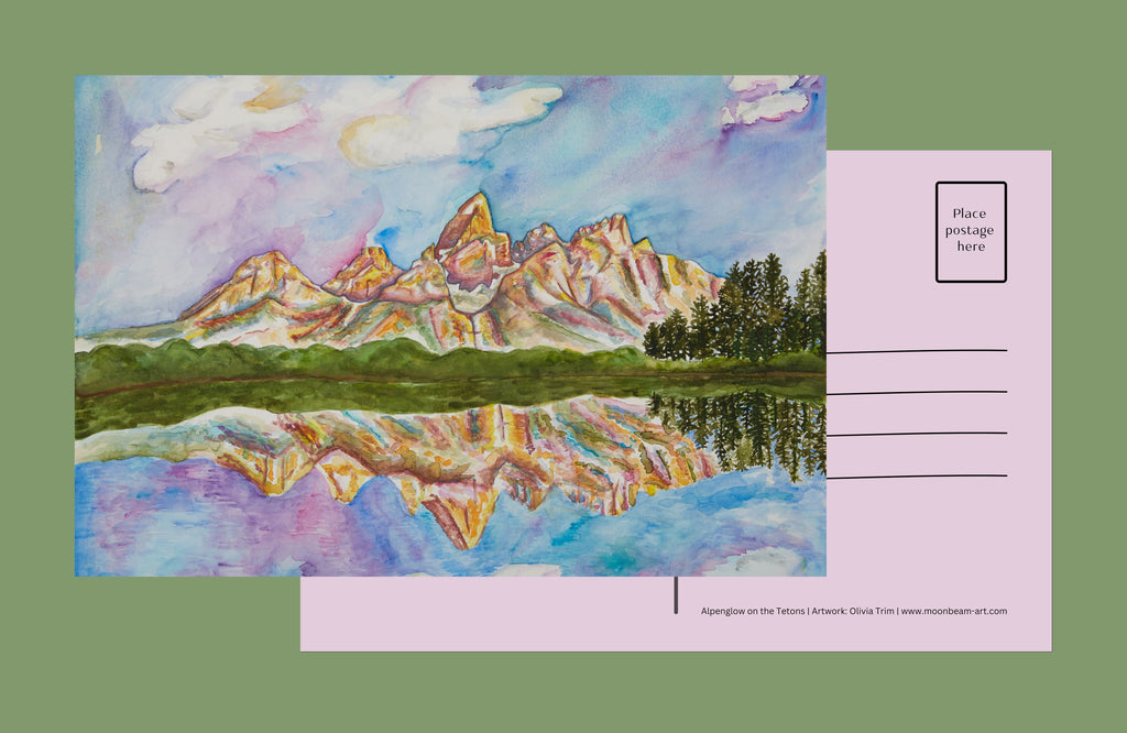 Teton Reflections Postcard