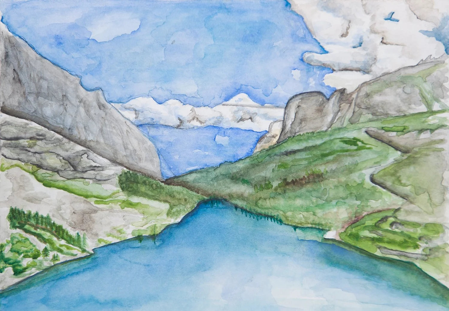 Willow Lake (Crestone, Colorado) Original Painting