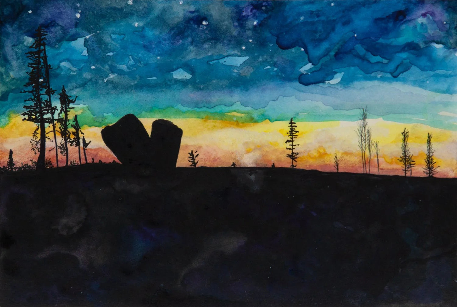 Sunset in Steamboat Springs Art Print